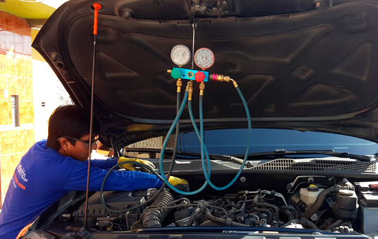 reparación de sistema de calefaccion y aire acondicionado en autos