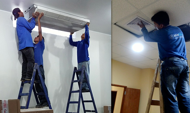 tecnicos expertos en instalacion y mantenimientos de aire acondicionado
